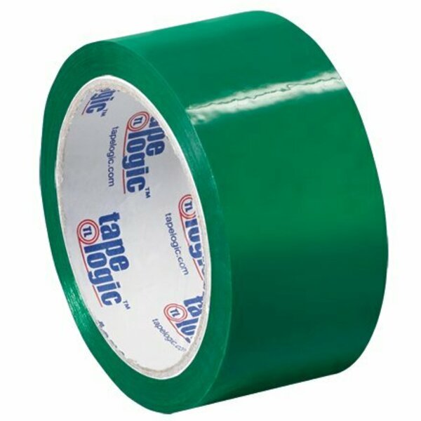 Bsc Preferred 2'' x 55 yds. Green Tape Logic Carton Sealing Tape, 18PK T90122G18PK